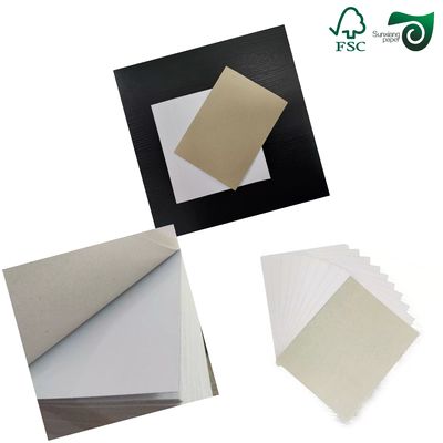 1000gsm 1.6mm 70cm 100cm Gray Solid Cardboard For Packaging Boxes
