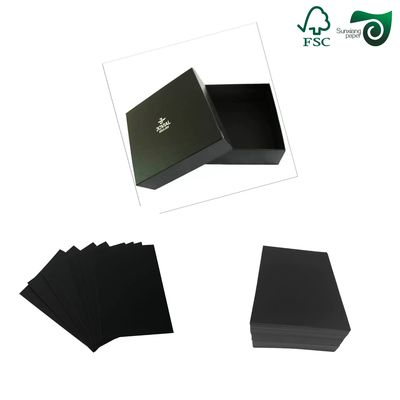 Book Binding Board 300gr 350gr Uncoating Solid Black Paper For Shopping Bag 70cm 100cm