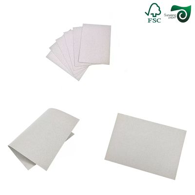 FSC  1500gsm 800gsm Recycled Pulp Grey Book Binding Chipboard 75mm 100cm