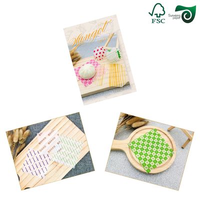 FSC 40gsm White Double Side Coated Greaseproof Paper 100% Virgin Wood Pulp