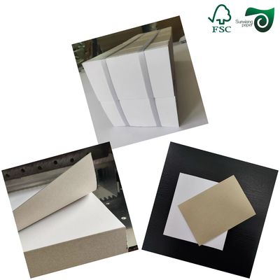Grey Chipboard Paper With High Stiffness Ideal For Book Binding 0.45mm 3.84mm In Thickness