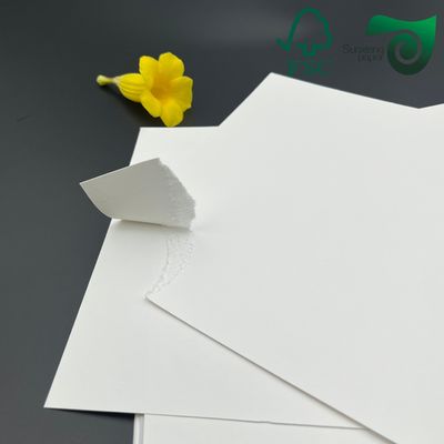 High Bulk White C2S Coated Board  300gsm Double Side Coated High Glossy White Paperboard