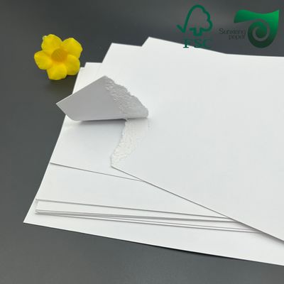 High Bulk White C2S Coated Board  300gsm Double Side Coated High Glossy White Paperboard