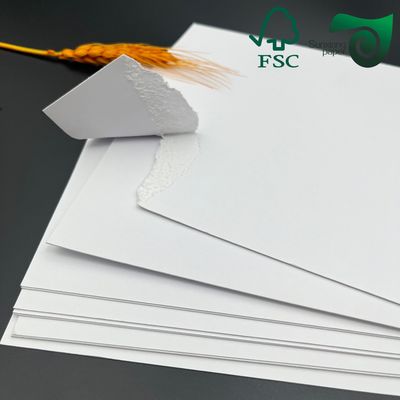 FSC 0.8mm 225gsm 2000gsm Off White Absorbent Pulpboard Drink Coaster Car Freshener Mat Board