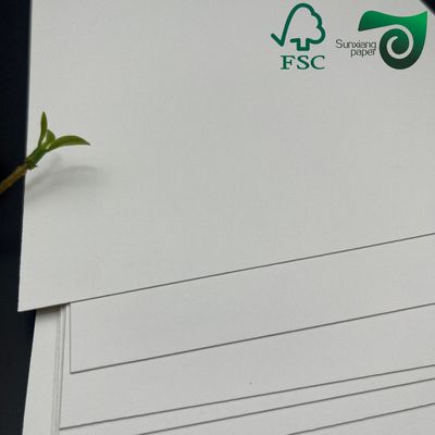 300gsm FSC Single Sided Coated CardBoard C1S High Fold Strength For Food Packaging