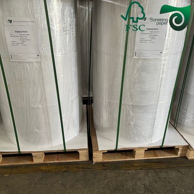 FSC 200gsm White Food Grade Cup Bowl Stock Paper Single Side PE Coated Board