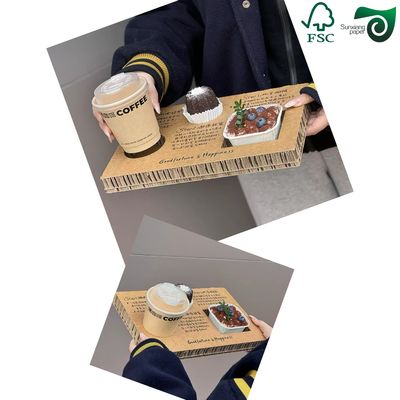 White F Flute Corrugated Cardboard Sheet 3 Layer FSC Wrapping Paper