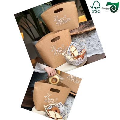 Papier do pakowania żywności FSC 250gsm Brązowy Kraft 79cm 109cm Odporny na zginanie do pakowania tacek na żywność