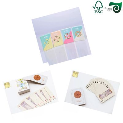 FSC Playing Card Specific Coated Black Core Board 310gsm 70cm 100cm Excellent Stiffness