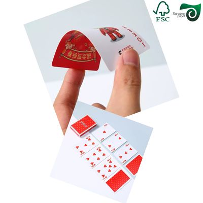 FSC 300gsm Black Core Playing Card Paper  Smooth Finish Ideal for Premium Card Decks