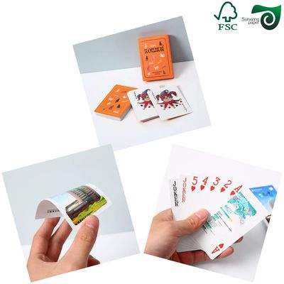 280gsm 300gsm Blue Core C2S Cardboard Matte Glossy Options for Poker Cards FSC Wrapping paper
