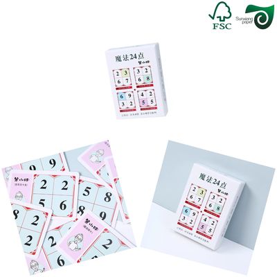 FSC 23 29'' 310gr 330gr Double Side Coated Black Core Paper for Play Card Printing