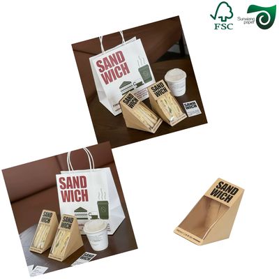 FSC Food Grade Brown Kraft Board 350gsm  24" 36" For Takeaway Lunch Boxes