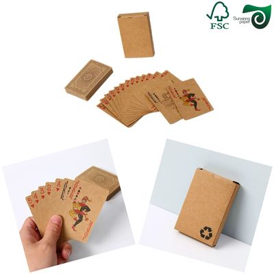 FSC Certified Food Safe Brown Kraft Cardboard 450gsm Durable Grade  For Cards And Cartons