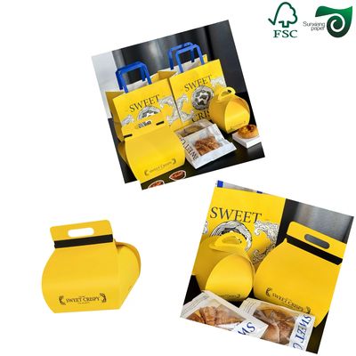 FSC Brown White Uncoated Kraft Board 300gsm 400gsm For Food Box Packaging
