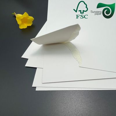 FSC 12pt  250gsm 325gsm C1S Semi Gloss Coated Ivory Board For Greeting Cards