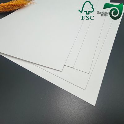 FSC 275g 300g  GC1 FBB Board Bleached Cardboard Rolls Sheets 635mm Width