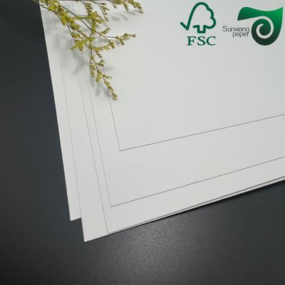 FSC 12pt  250gsm 325gsm C1S Semi Gloss Coated Ivory Board For Greeting Cards