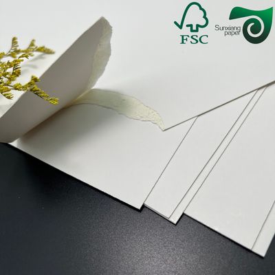 FSC 275g 300g  GC1 FBB Board Bleached Cardboard Rolls Sheets 635mm Width