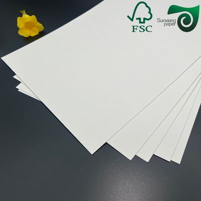 FSC 275g 300g  GC1 FBB Board Bleached Cardboard Rolls Sheets 635mm Width