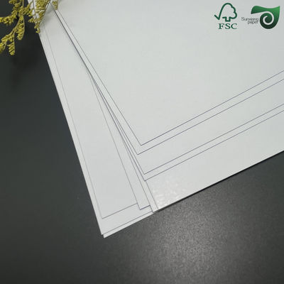 FSC 110lb  300gsm Cover Cardstock White Glossy Printable Paper For Playing Cards