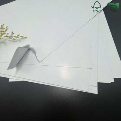 FSC 110lb  300gsm Cover Cardstock White Glossy Printable Paper For Playing Cards