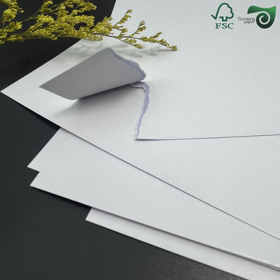 FSC 110lb  300gsm Cover Cardstock White Glossy Printable Paper For Playing Cards