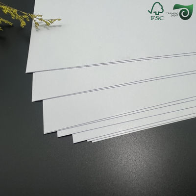 FSC Double Side Coated Light Proof Poker Paper Board  310gsm Black Core 70cm 100cm