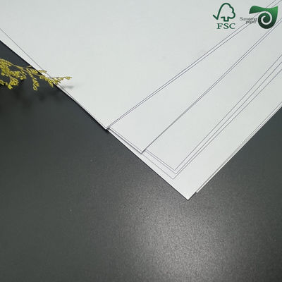 FSC Game Playing Card Paper 300gsm Blue Core Stock  Blank Black Core Cardboard 71cm 95cm