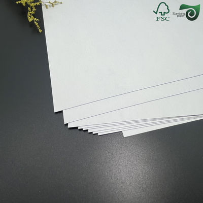 52cm 74cm White Blue Core Playing Card Paper C2S Glossy For DIY Game Cards