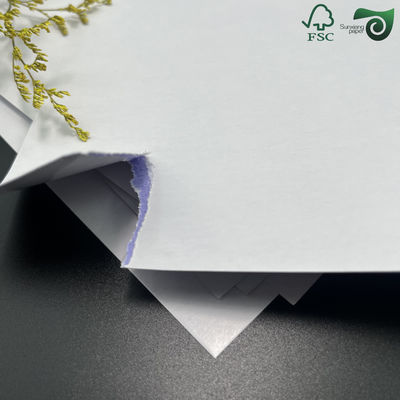 52cm 74cm White Blue Core Playing Card Paper C2S Glossy For DIY Game Cards