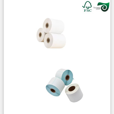 50g 55g Thermal Receipt Paper  80 80mm 57 50mm Sizes For ATM And Register Printing