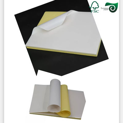 FSC 67gsm Clear Printing White Wet Strength Beverage Outer Label Paper