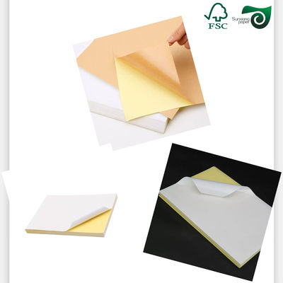 FSC 67gsm Clear Printing White Wet Strength Beverage Outer Label Paper