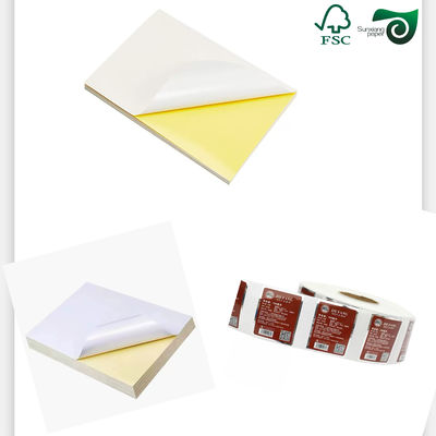 70gsm Wet Strength Paper With Aluminum Coating  White Back Ideal For Beer Glass Bottle Labels