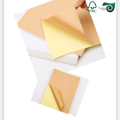 FSC 67gsm Clear Printing White Wet Strength Beverage Outer Label Paper