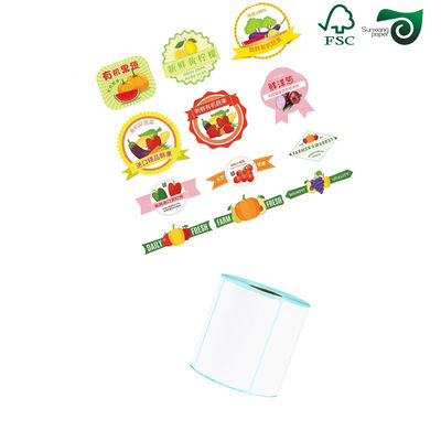 80g 90g White Wet Strength Bleached Paper Sheets For Beer Bottle Labels