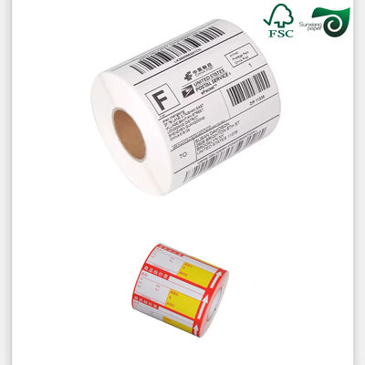 FSC Adhesive Sticker Paper 180um Smooth Waterproof PET Synthetic Paper For Banners