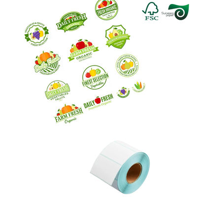 FSC 180μM Smooth Waterproof PET Synthetic Paper Adhesive Sticker  Ideal For Banners Outdoor Signage