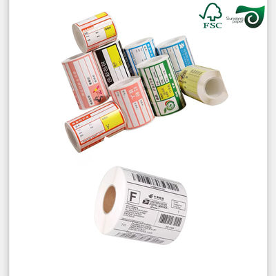 70gsm 80gsm Thermal Paper Jumbo Rolls Glossy Finish Custom Sizes FSC