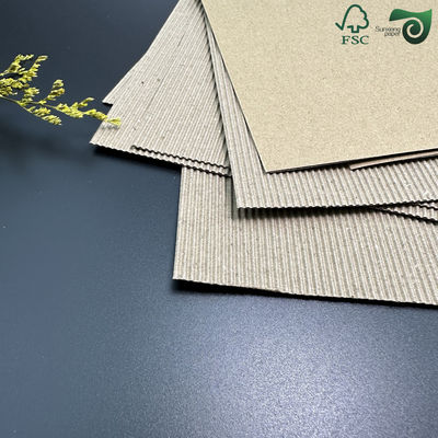 1mm E And F Flute Uncoated Brown Corrugated Board