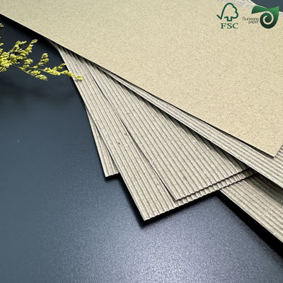 Single Face E Flute Corrugated Cardboard Sheets Smooth Liner DIY Furniture Protection Board