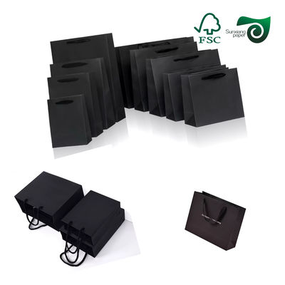 100% Recycled Pulp Black Cardboard 80gsm 450gsm Rigid Packaging Boxes