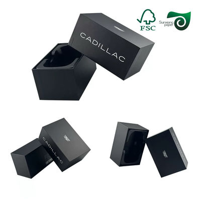 FSC Certified 250gsm Virgin Pulp Solid Black Paper For Luxury Packaging Solutions