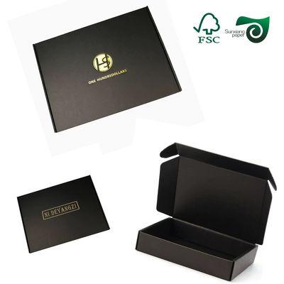 FSC 300gsm Double Sided Uncoated Black Cardboard Premium Gift Box Packaging Grade