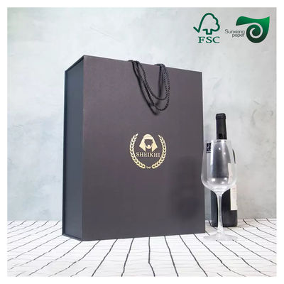 FSC Fold Resistant Double Sided Black Card Paper 150gsm 180gsm For Shopping Bags