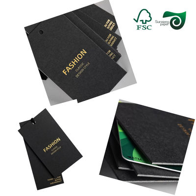 FSC 300gsm 350gsm Uncoated Solid Black Book Binding Board  For Shopping Bags Packaging