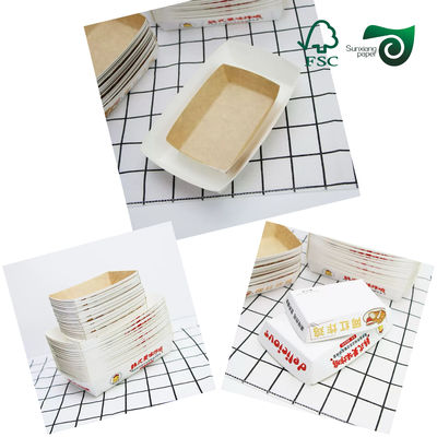 FSC Food Grade CKB White Coated Brown Kraft Board 325gsm High Strength Virgin Pulp Paper