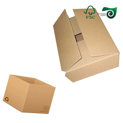 Kraft Brown Corrugated Paper Board FSC With N Flute For Logistics Packaging 70cm 100cm
