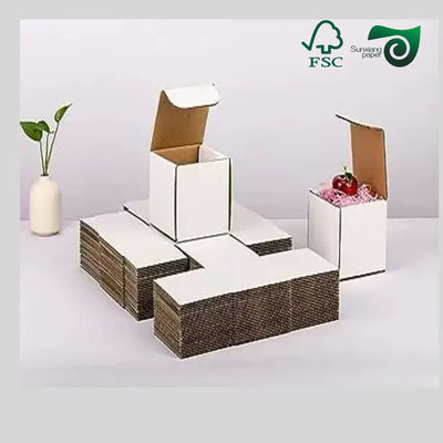2 Layer White Corrugated Board With E And F Flutes  Available In Thicknesses Of 1mm 1.2mm 1.5mm 1.6mm